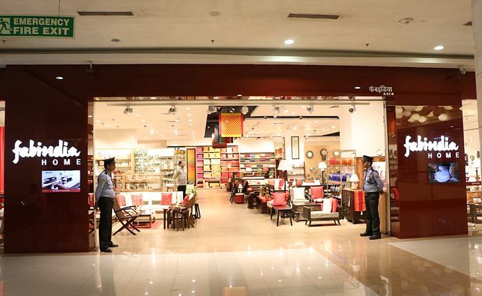 A Fabindia store in a mall