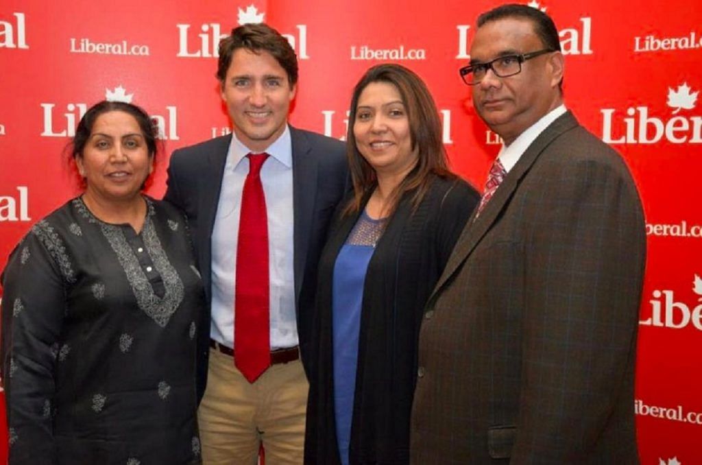 Canadian Prime Minister Justin Trudeau with Jaspal Atwal