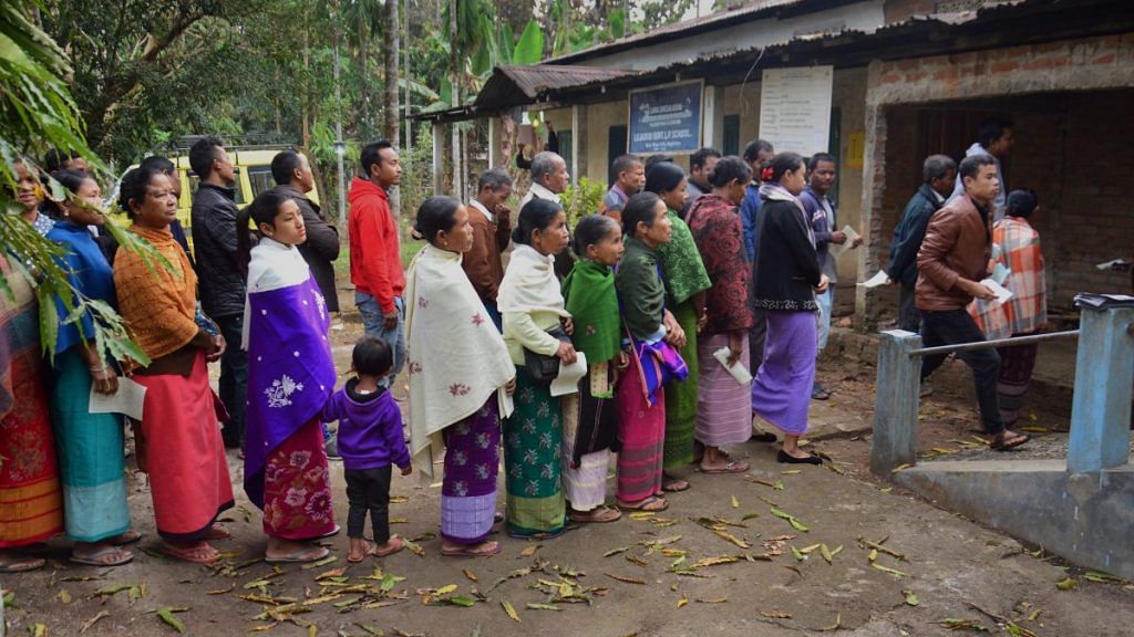 Voting in Meghalaya