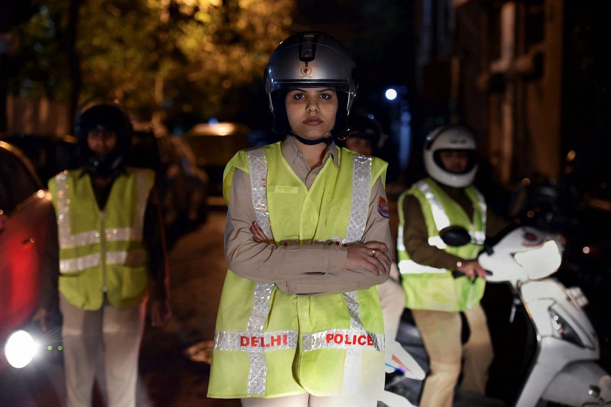 A Delhi Police constable in New Delhi | PTI