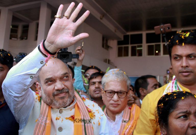 Fired up by Tripura, Shah sets sights on Kerala by-election
