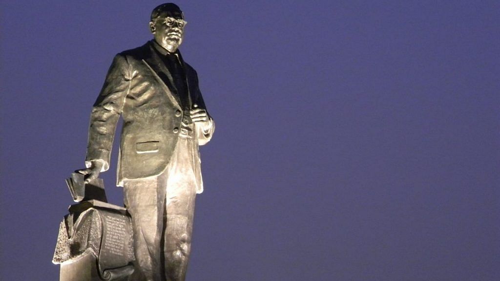 A BR Ambedkar statue