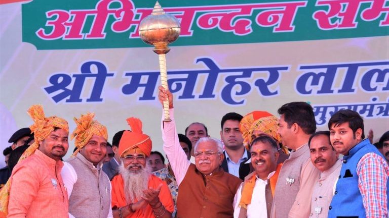 In ‘Left-less’ Haryana, CM tears down ‘lal jhandewaale’ over anganwadi stir