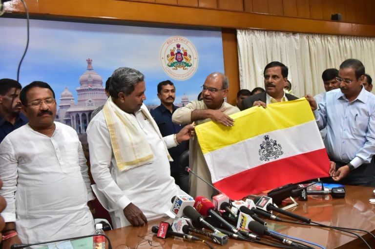 With a flag, Siddaramaiah appeals to Kannada pride and checkmates Modi