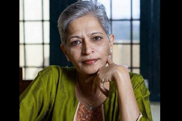 A file photo of Gauri Lankesh