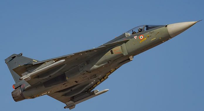 A Tejas aircraft | Commons