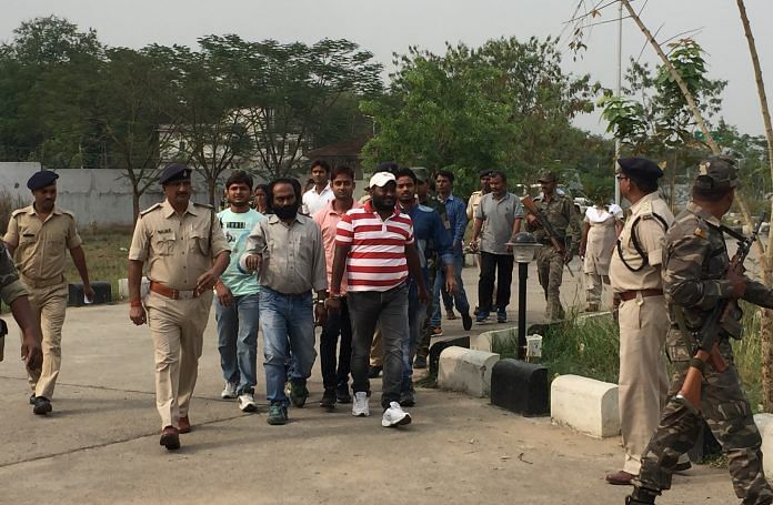 The convicts being taken to court, Ramgarh | Sanya Dhingra/ThePrint