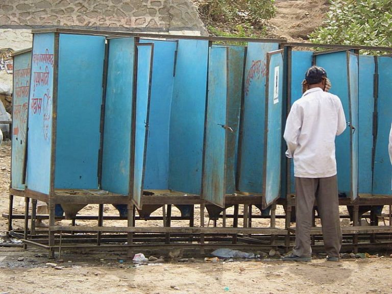Hindus are less likely to use a toilet than Muslims in India