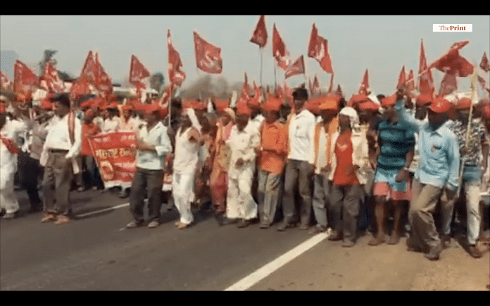 The farmer's march, Maharashtra