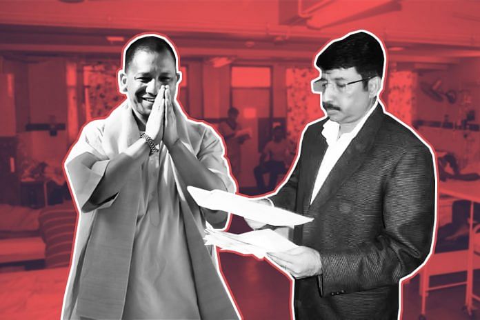 UP CM Yogi Adityanath and Rajeev Rautela | Siddhant Gupta