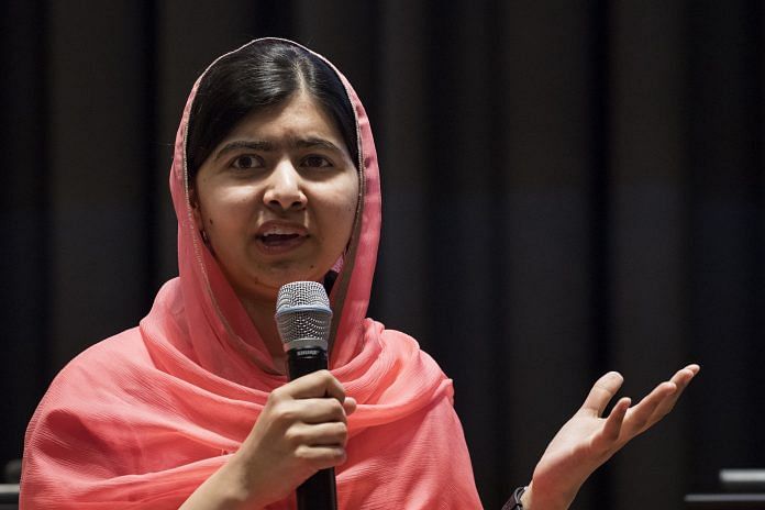 A file photo of Malala Yousafzai