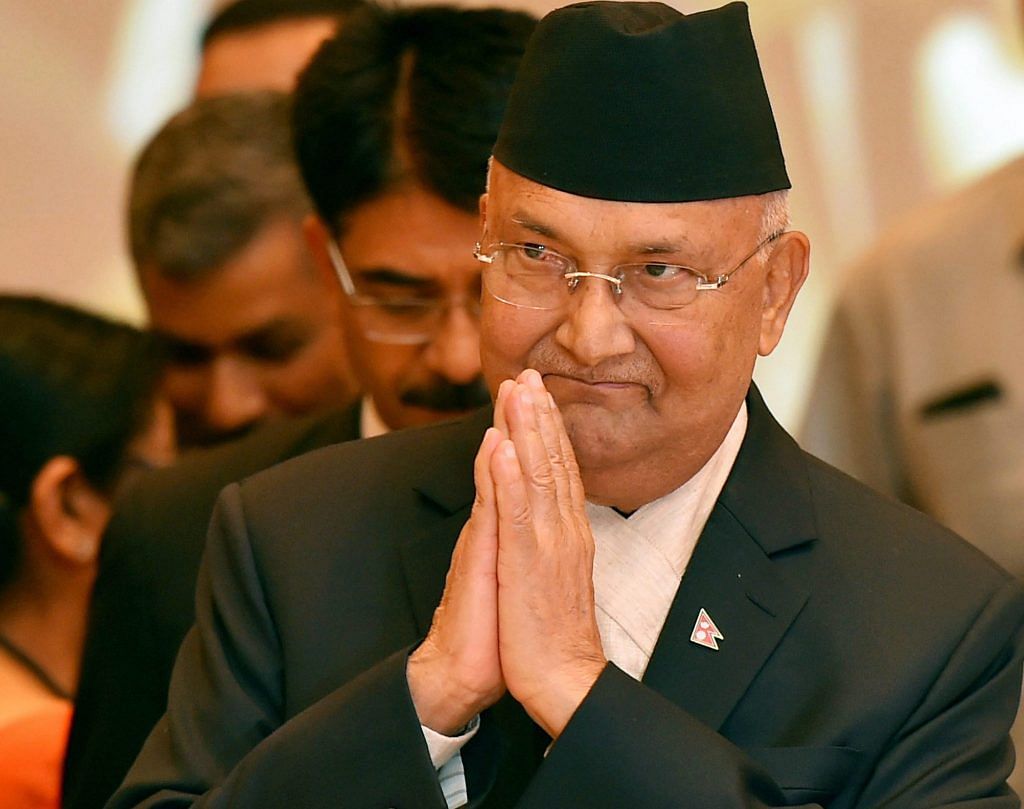 Nepal PM at a business meeting