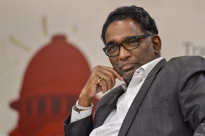 Supreme Court of India Justice Jasti Chelameswar during a book launch