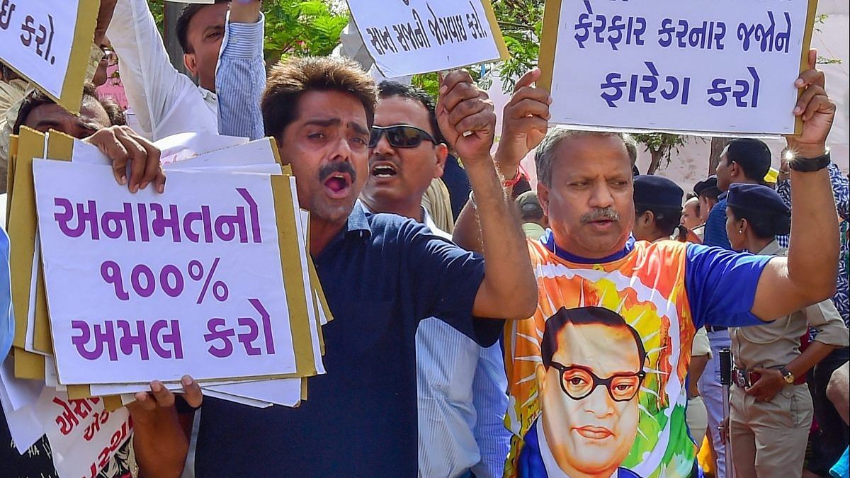 Latest news on Dalits in bureaucracy | theprint.in Dalit activists protest against the alleged 'dilution' of Scheduled Castes/Scheduled Tribes act | PTI