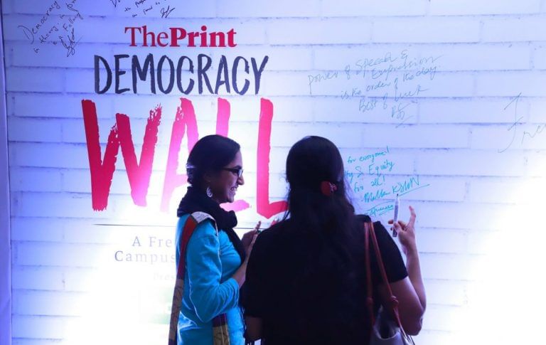 Democracy Wall at Jain University reserves a right to free speech, even if it offends you