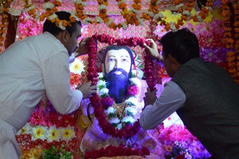 Ravidas was a Dalit guru who ran a business, dressed lavishly and made a queen his disciple