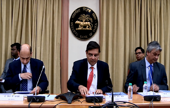 RBI governor Urijit Patel after the monetary policy meeting Thursday