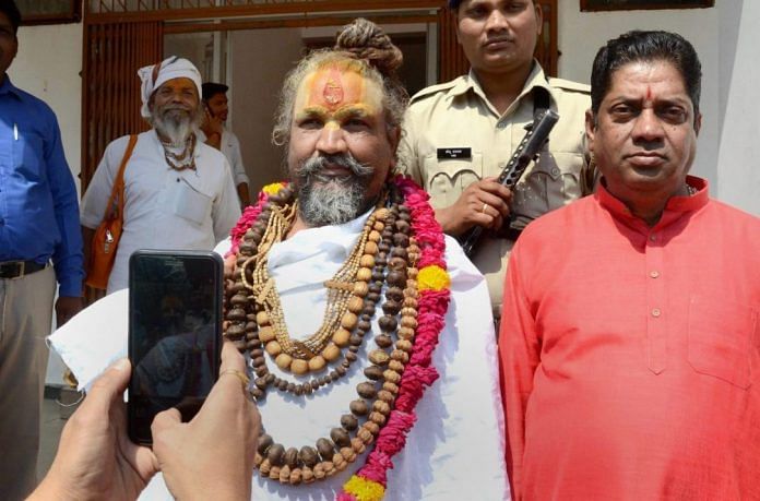 A file photo of Namdeo Das Tyagi, populary known as 'Computer Baba | PTI
