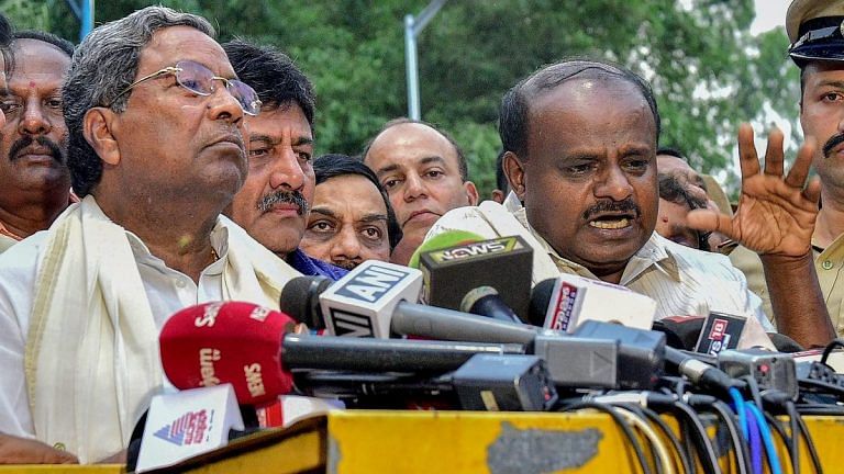 JD(S) scripting obituary by allying with Cong in Karnataka & disengaging with BJP for 2019