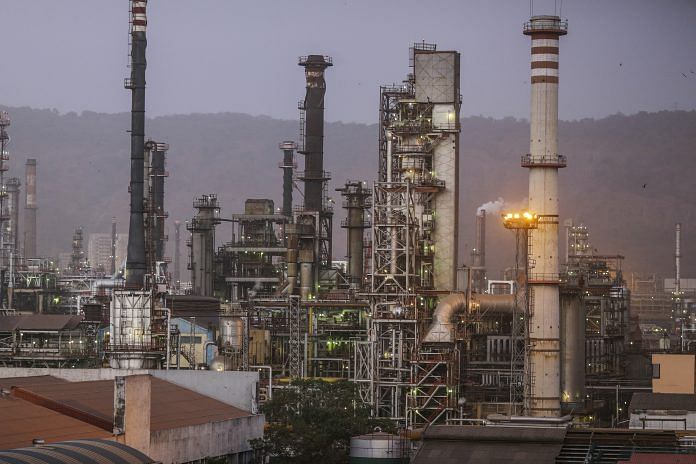 A Bharat Petroleum Corp. oil refinery in the Mahul area of Mumbai | Bloomberg