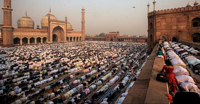 Eid al-Adha prayers at Jama Masjid in New Delhi | Daniel Berehulak/Getty Images