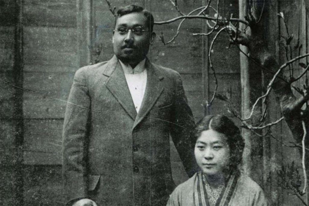 Rash Behari Bose and his wife Toshiko | Commons