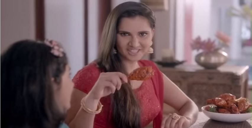 Eat chicken, it’s healthy, says Sania Mirza. But the endorsement gets fried