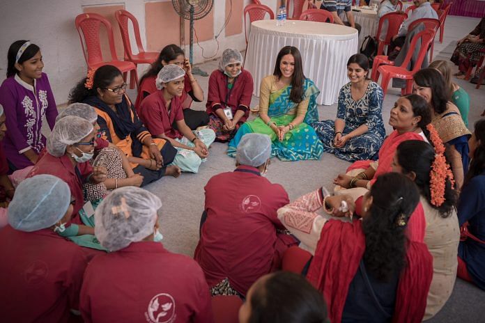 Meghan Markle in India in 2017