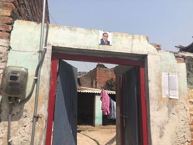 A house visited by Yogi Adityanath 