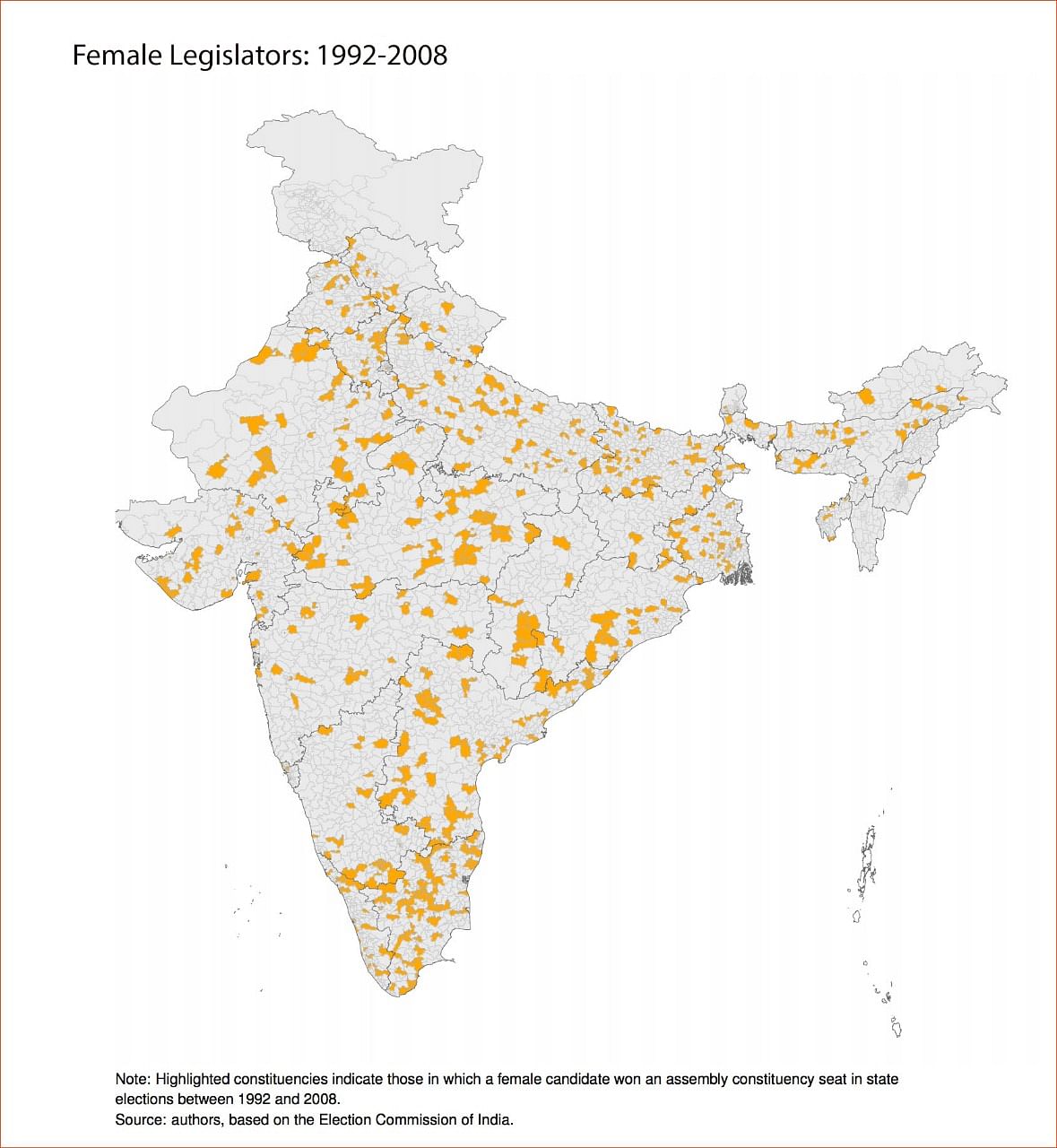 In India, constituencies that elect women show significantly higher ...