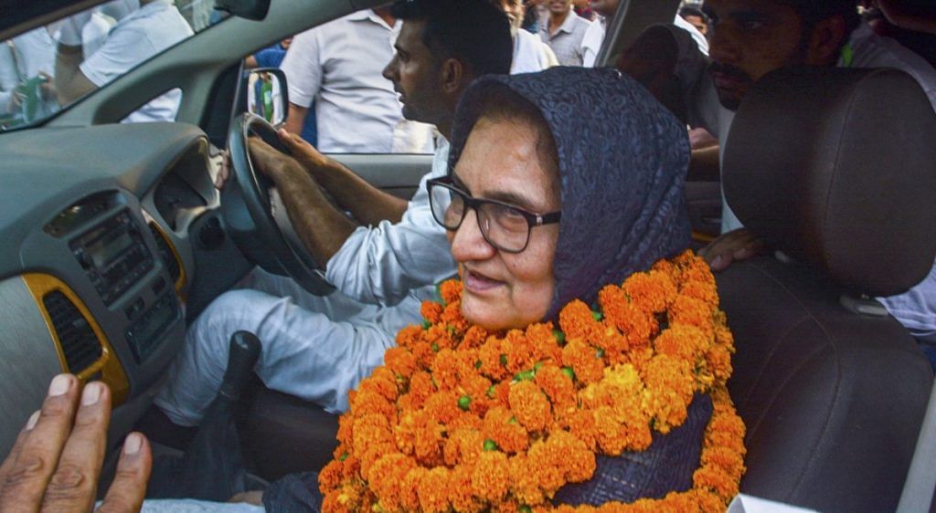 RLD candidate Tabassum Hasan after winning the Kairana Lok Sabha by-election | PTI