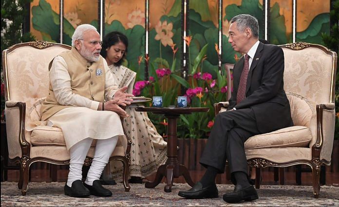 Modi in Singapore