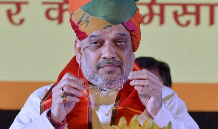 File photo of BJP President Amit Shah | Manvender Vashist/PTI