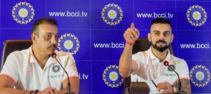 Virat Kohli and Ravi Shastri