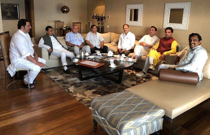BJP in-charge for Jammu and Kashmir Ram Madhav meets Sajjad Lone in Srinagar | theprint.in