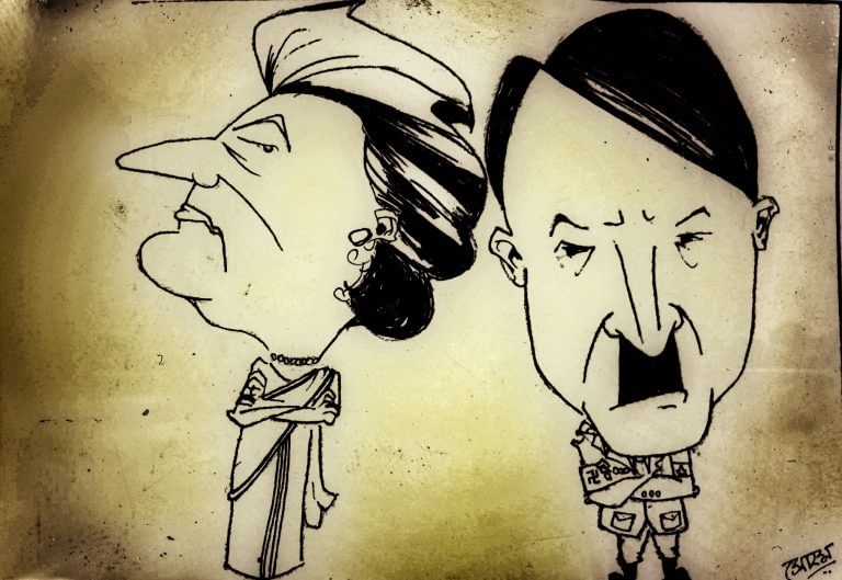 What happened when Indira Gandhi met Hitler at rehab clinic for dictators