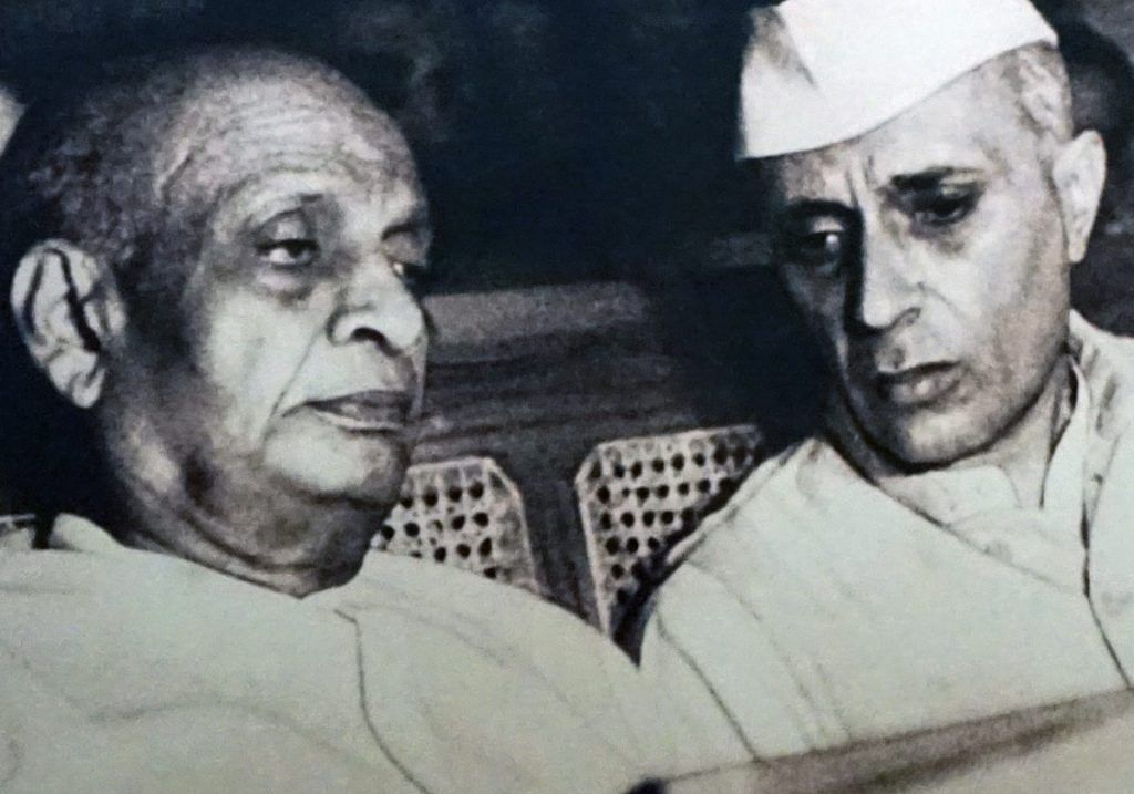 A file photo of Sardar Patel with Jawaharlal Nehru