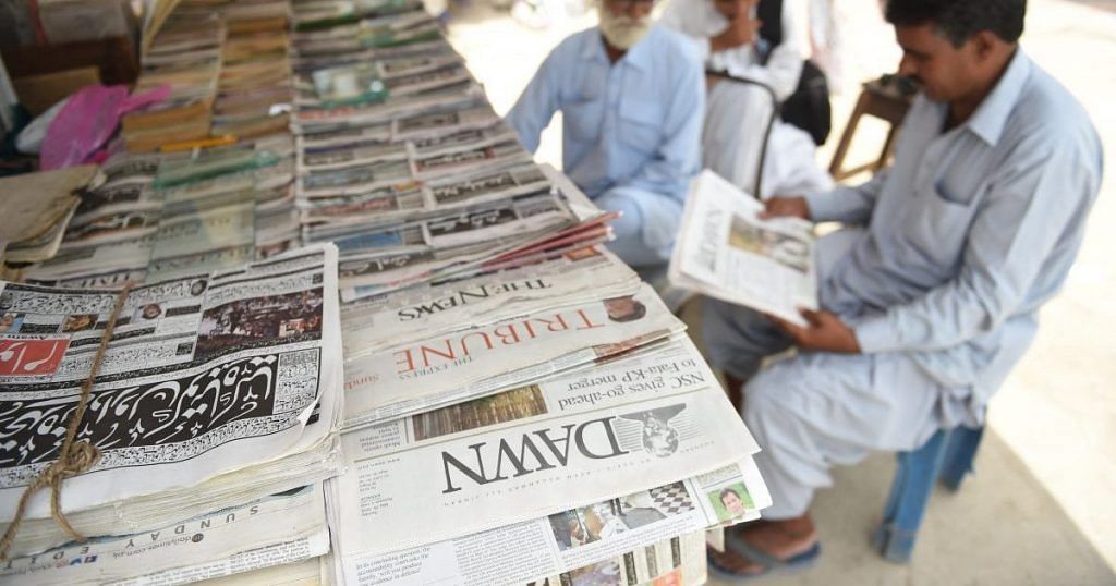 Pakistan's English-language newspapers for sale in Karachi | Rizwan Tabassum/Getty Images