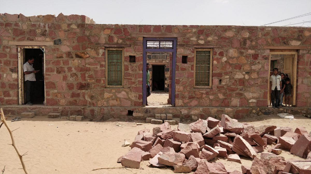 Victim's home in Balewa village, Barmer