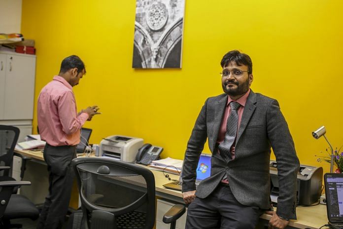 Resolution Professional Devendra Jain at his office | Dhiraj Singh/Bloomberg