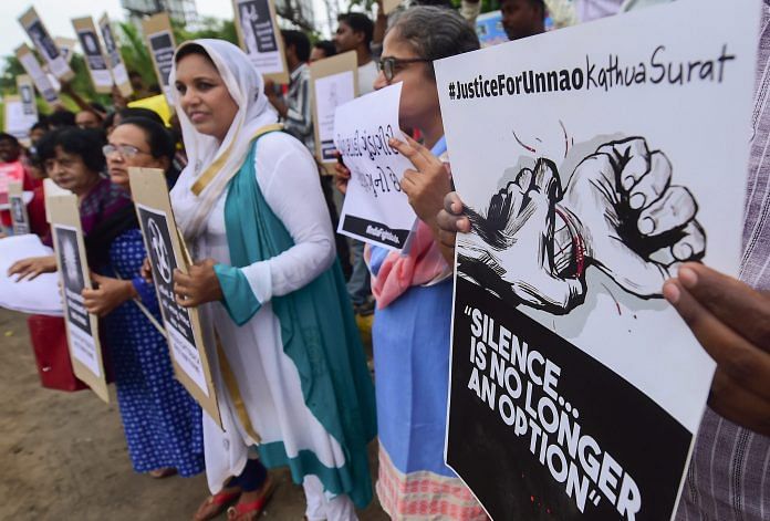 A protest against lynching in Ahmedabad