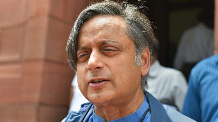 File photo of Congress MP Shashi Tharoor | PTI