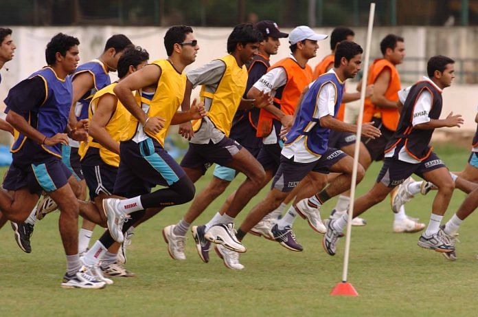 Players at NCA Bengaluru | With special arrangements