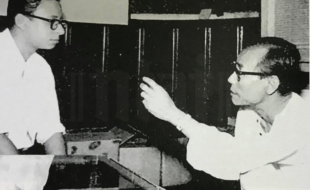 SD Burman with his son RD Burman | National Film Archive of India (NFAI)/Twitter