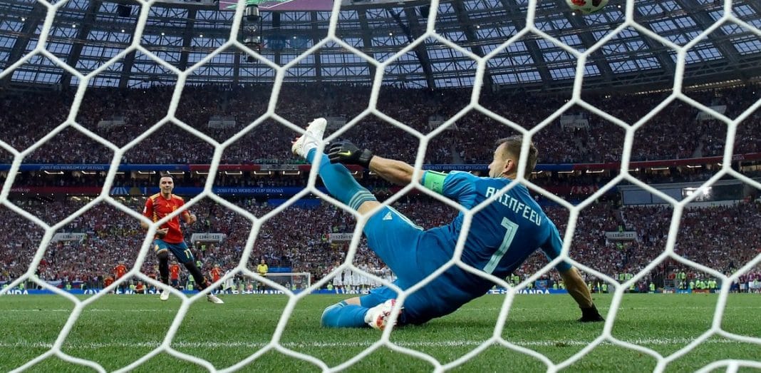 In football as in war, Russia defeated Spain like it