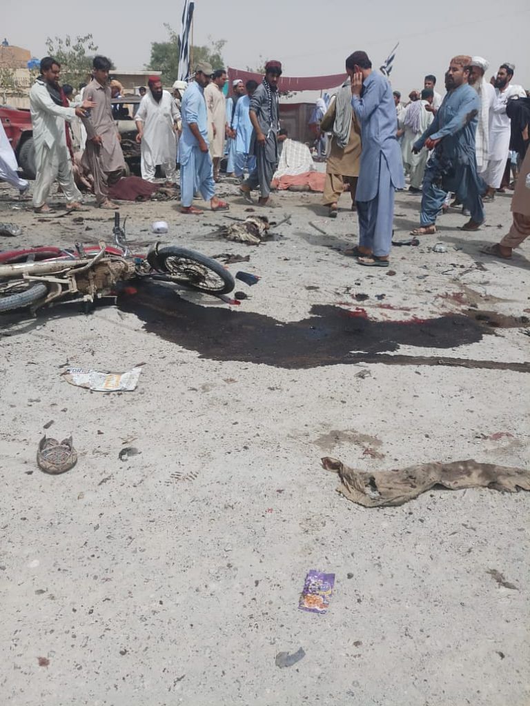 A scene from Quetta after the attack | @ZaidZamanHamid/ twitter
