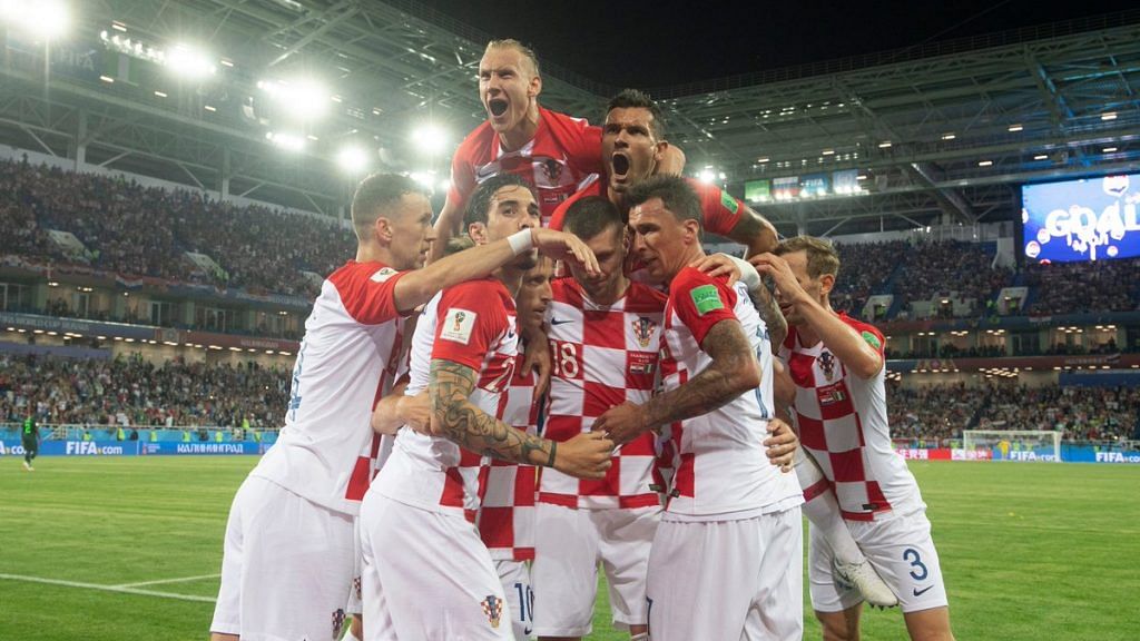 Croatia face France in the FIFA World Cup 2018 final Sunday | @HNS_CFF/Twitter