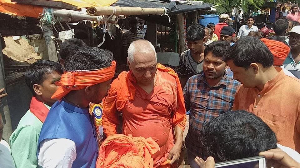 Swami Agnivesh was allegedly assaulted by the Bharatiya Janata Yuva Morcha