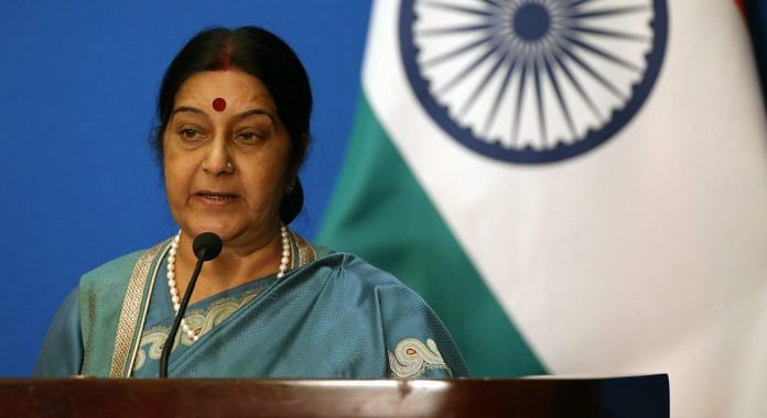 Mukesh Gupta chose to question Sushma Swaraj in a manner which is not reflective of an IITian | Wu Hong-Pool/Getty Images