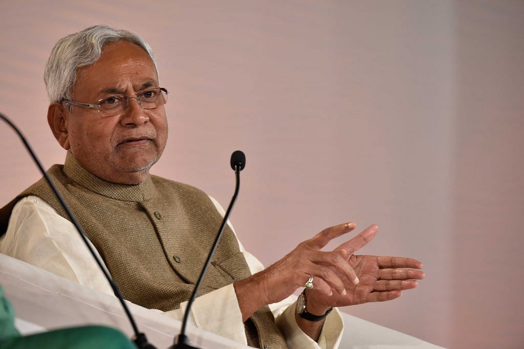 Chief minister of Bihar, Nitish Kumar | Vipin Kumar/Hindustan Times via Getty Images